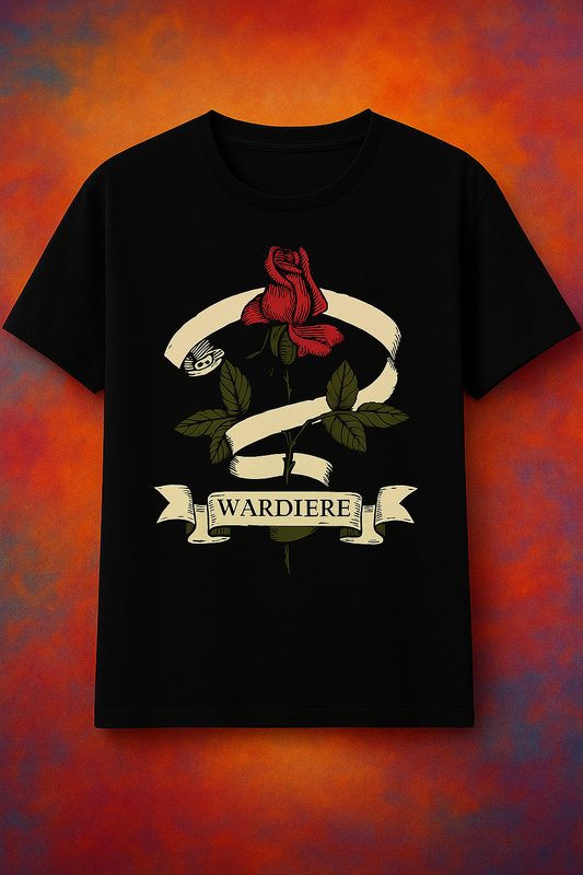 Wardiére Rose Emblem Oversized Tee