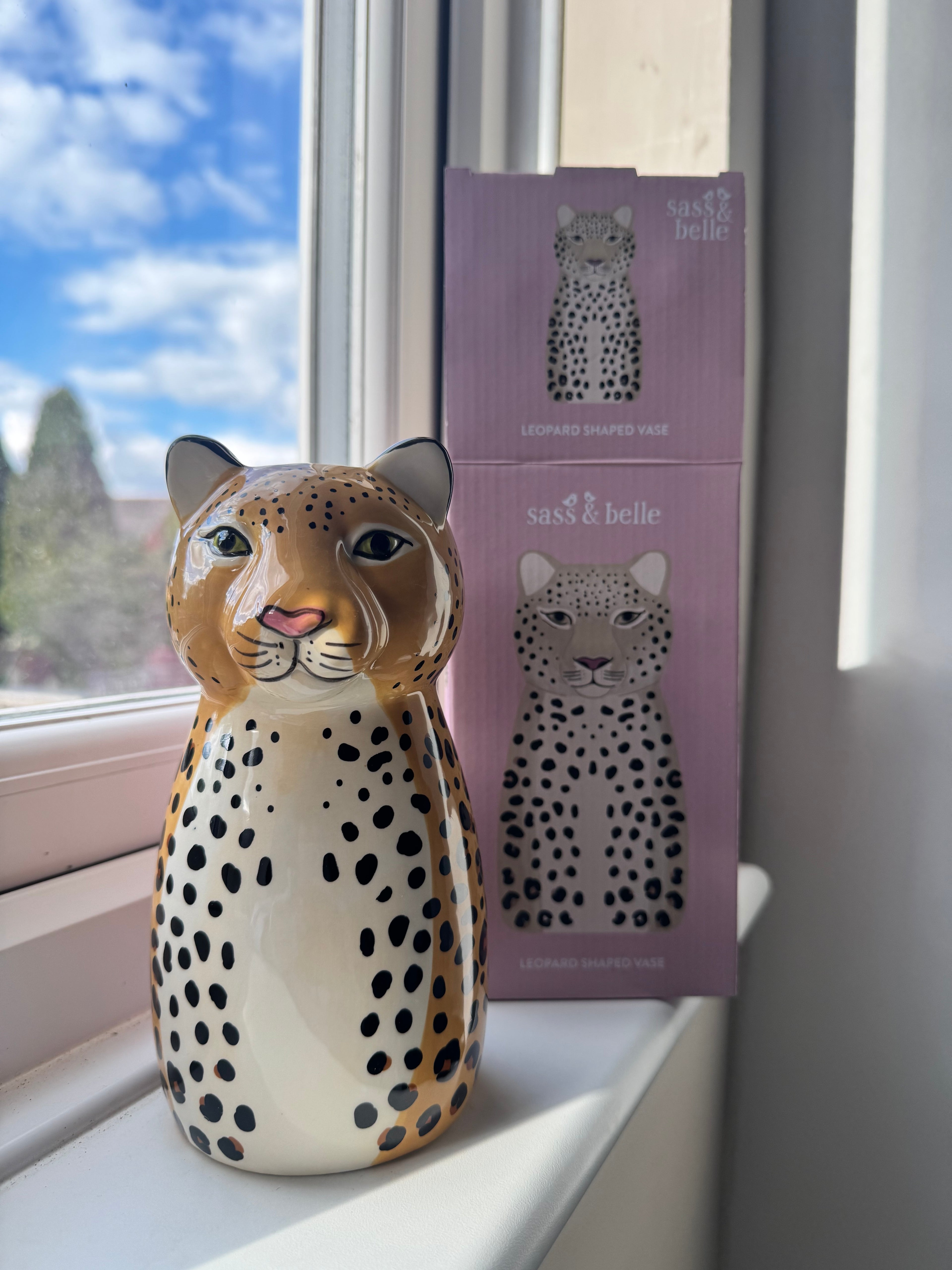 Sass & Belle Tiger Shape Vase